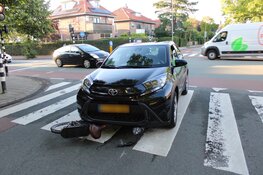 Fietser geschept op kruising door automobilist in Heemstede