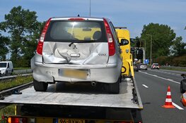 Rijbaan afgesloten na ongeval op de A9 bij Uitgeest