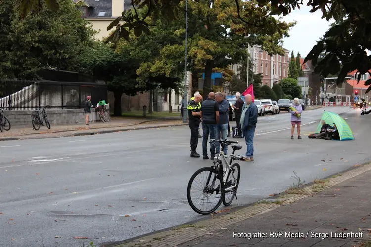 Politie treedt op bij demonstratie in Haarlem