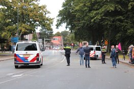 Politie treedt op bij demonstratie in Haarlem