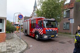 Wasmachine in brand in Haarlem