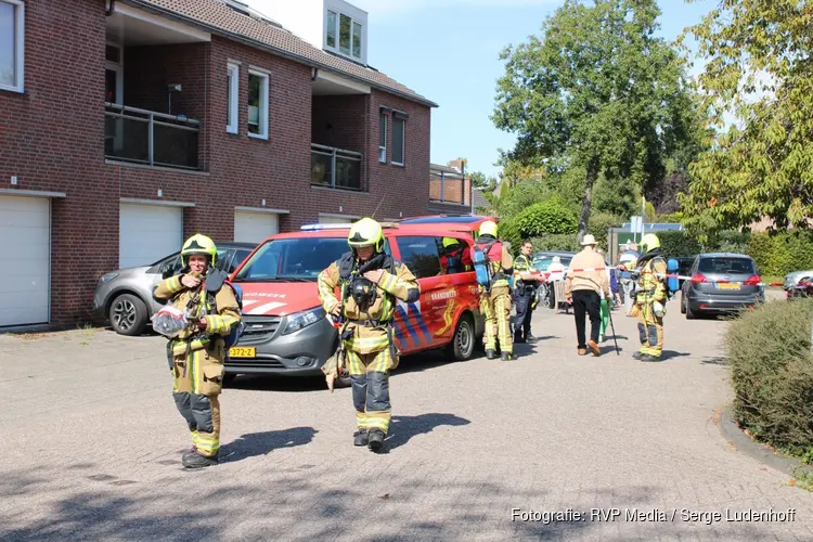 Veel brandweer opgeroepen voor brand en gaslekkage in Aerdenhout