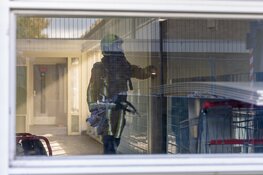 Brand in kelderbox van flat in IJmuiden