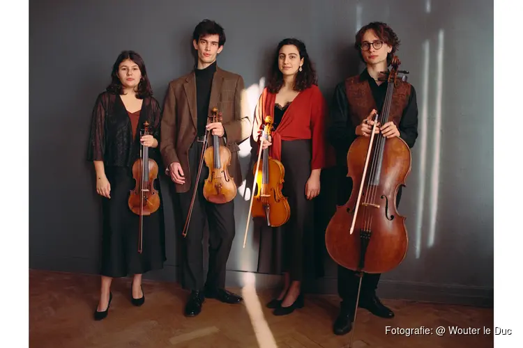 Concert Otilka Quartet & Ileana Termini in gemeentehuis van Bloemendaal