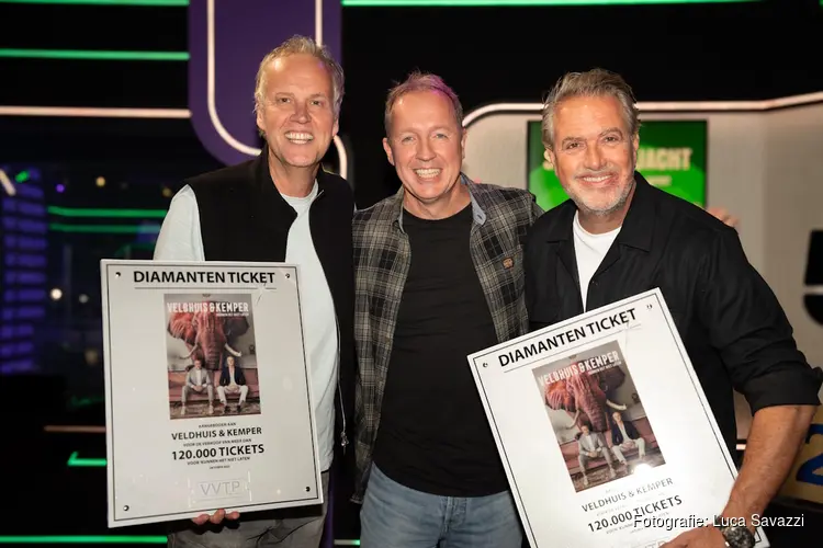 Veldhuis & Kemper ontvangen Diamanten Ticket