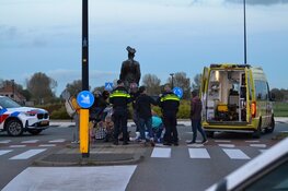 Ongeval tussen motorrijder en fietsster in Heemskerk