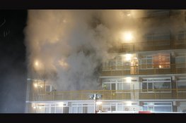 Zeer grote brand in flatgebouw Heemskerk, tientallen woningen ontruimd