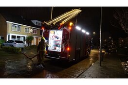 Brand in buiten keuken bij woning in Heemskerk