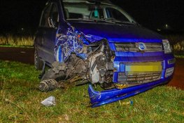 Forse schade na ongeval in Beverwijk