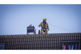 Grote inzet brandweer vanwege 'brand' op dak van appartementencomplex