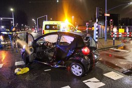 Flinke schade na ongeval op kruising in Haarlem