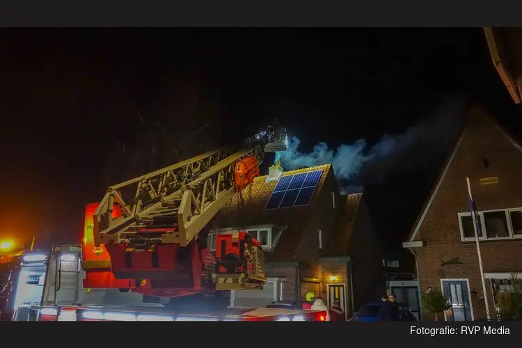 Fikse rookontwikkeling bij woningbrand in Heemskerk
