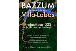 Projectkoor 023 zingt muziek van Villa-Lobos