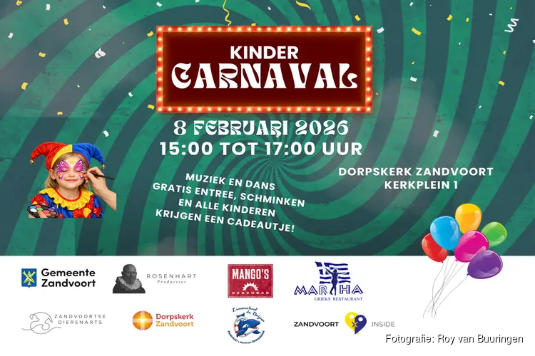 Kindercarnaval staat voor de deur