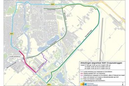 Afsluitingen N201 Heemstede - Laatste werkzaamheden Cruquiusbruggen