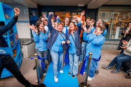 Gezellig druk bij opening Albert Heijn Bloemendaal