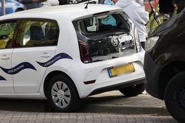 Kopstaart botsing op de Populierenlaan in Uitgeest