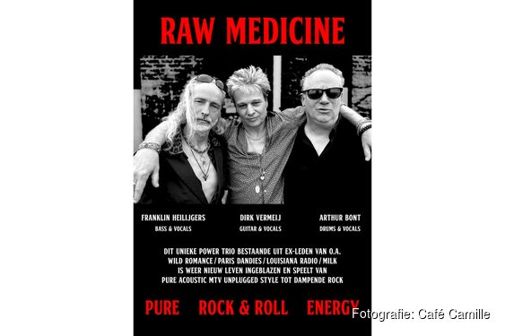 Raw Medicine in Café Camille