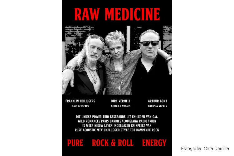 Raw Medicine in Café Camille