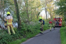 Natuurbrand bij begraafplaats in Beverwijk