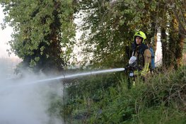 Natuurbrand bij begraafplaats in Beverwijk