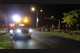 Forse schade na ongeval op kruising in Beverwijk