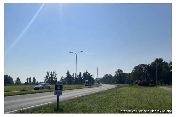 Provincie start ontwerpfase voor veiligere N203 tussen Uitgeest en Limmen