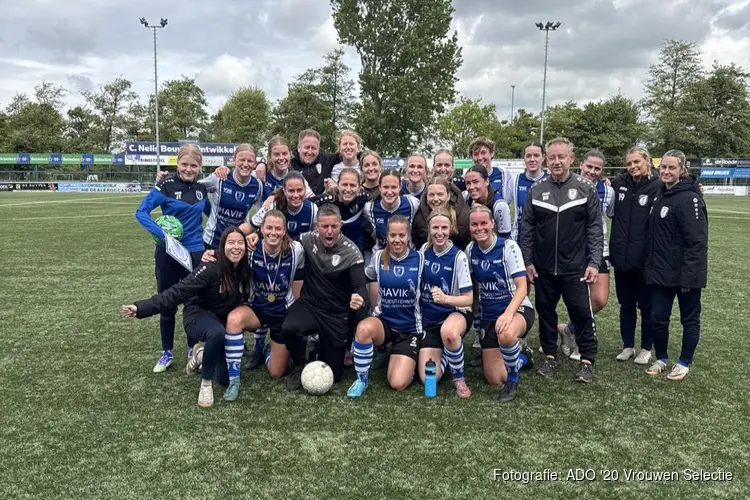 ADO '20 vrouwen sluiten seizoen af met vierde plaats in hoofdklasse