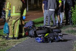Twee gewonden na eenzijdig scooterongeluk in Beverwijk