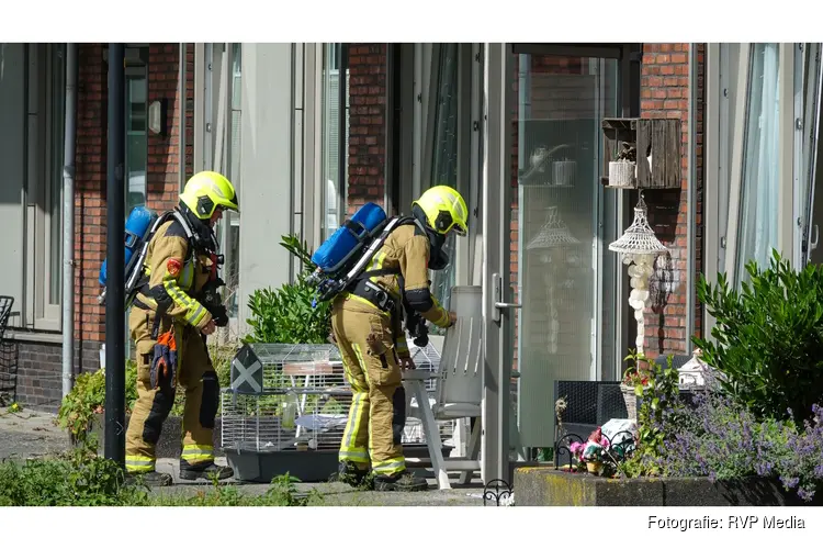 Cavia gered bij brand in Beverwijk