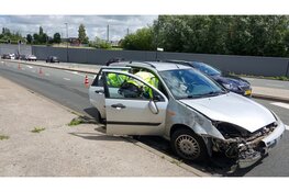 Bestuurder mee met politie na ongeval in Beverwijk