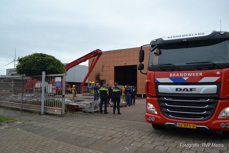 Brand bij staalbedrijf in Velsen-Noord snel onder controle