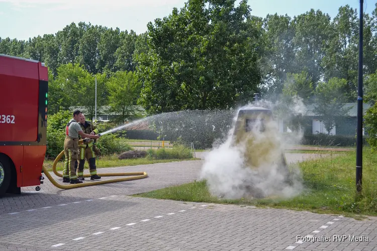 Twee branden langs de Sint Aagtendijk in Beverwijk