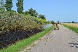 Twee branden langs de Sint Aagtendijk in Beverwijk