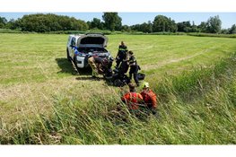 Man belandt met scootmobiel in sloot in Heemskerk