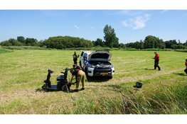 Man belandt met scootmobiel in sloot in Heemskerk