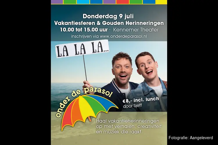 Onder de Parasol start zomerprogramma met mindfulness, muziek en excursie naar Egmond aan Zee