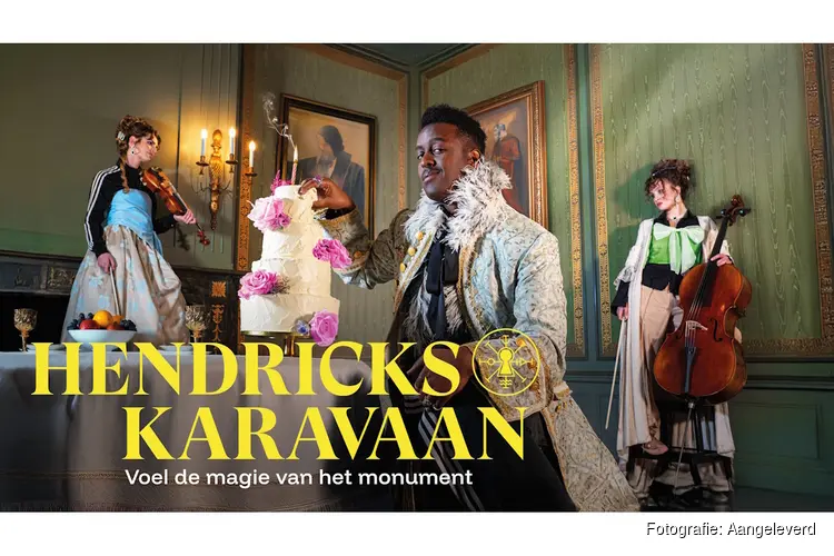 Deze zomer in het iconische Huis Hodshon in Haarlem; het nieuwe culturele festival 'Hendricks Karavaan'. Voel de magie van het monument!