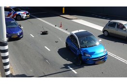 Schade en gewonde na ongeval in tunnelbak Beverwijk