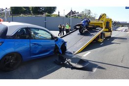 Schade en gewonde na ongeval in tunnelbak Beverwijk