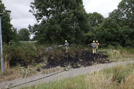 Brandweer rukt uit voor brand in park in Heemskerk