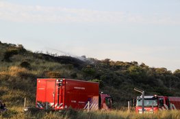 Camping deels ontruimd vanwege duinbrand bij Overveen