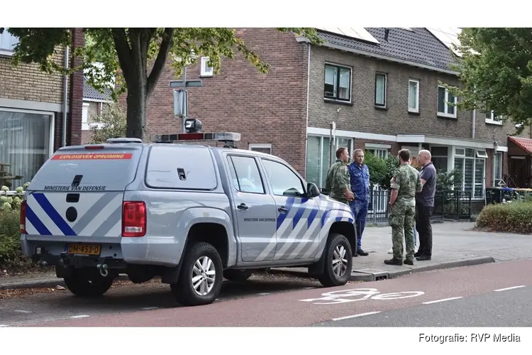 Verdacht voorwerp aangetroffen op straat in Heemskerk: EODD ingeschakeld