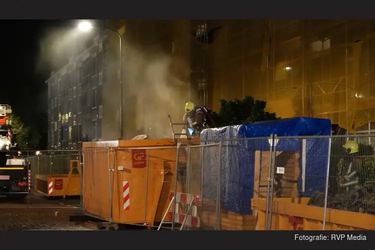 Dubbele containerbrand in Beverwijk