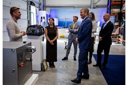 Koning bezoekt De Rijke Noordzee en Ecowende: natuur als voorwaarde voor energie- en voedselzekerheid