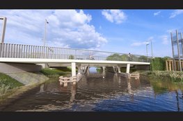 Start aanleg fietsbrug over Leidsevaart (N208)