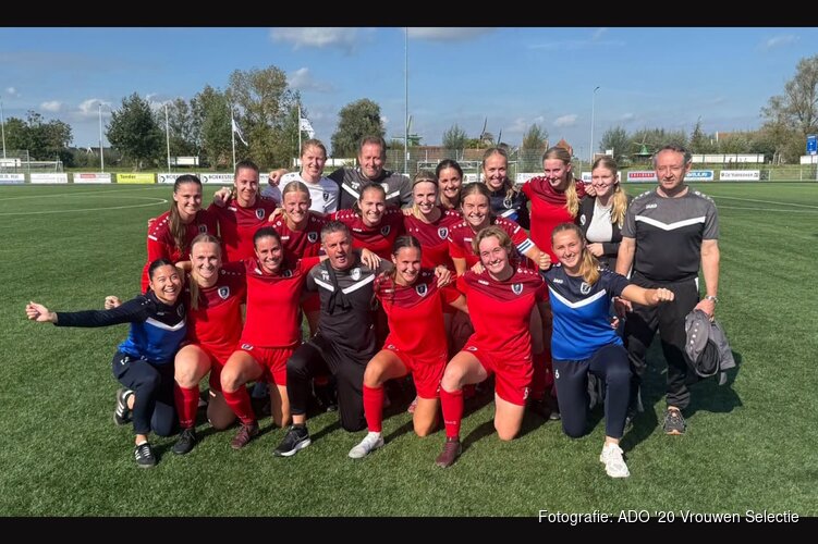 ADO ’20 VR1 zet zegereeks voort met ruime zege op Zaandijk