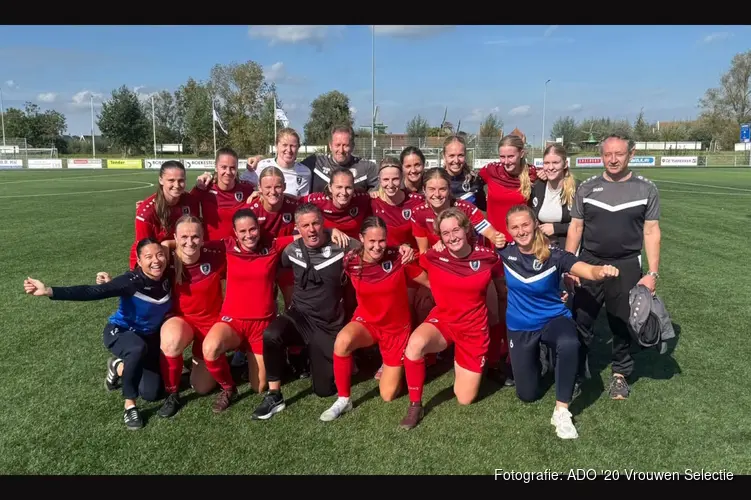 ADO ’20 VR1 zet zegereeks voort met ruime zege op Zaandijk