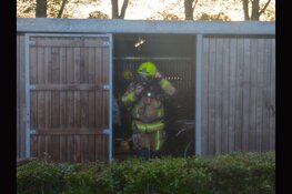 Brandende fiets in stalling in Heemskerk: buurtbewoners grijpen snel in