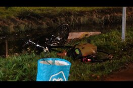 Fietser belandt in sloot langs Communicatieweg in Heemskerk
